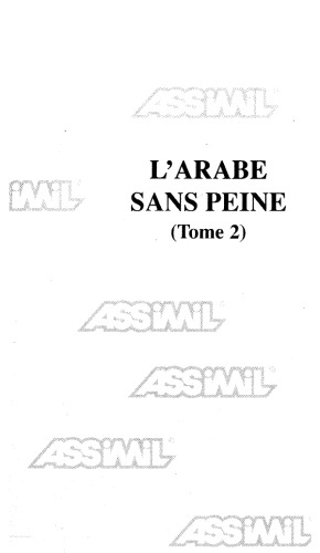L'Arabe sans peine, tome 2