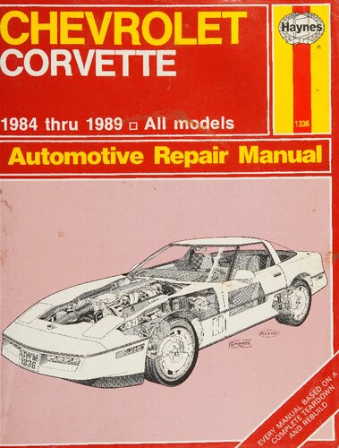 Haynes Chevrolet Corvette Automotive Repair Manual