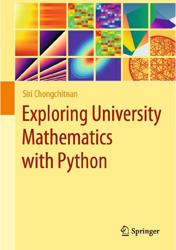 Exploring University Mathematics with Python