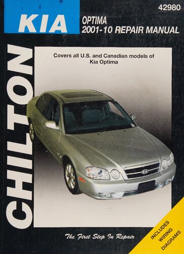 Chilton's Kia Optima 2001-10 Repair Manual