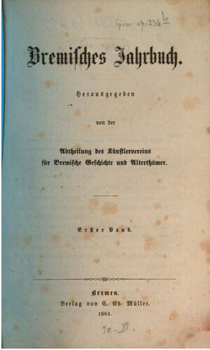 Bremisches Jahrbuch