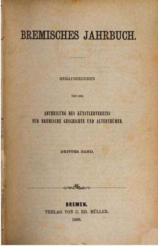 Bremisches Jahrbuch