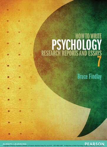 How to Write Psychology Research Reports and Essays