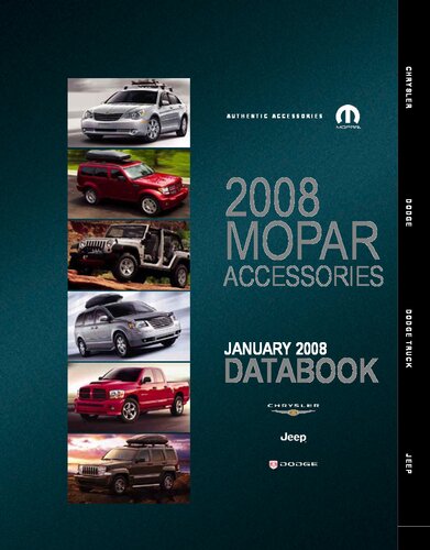 2008 Mopar Accessories: January 2008 Databook