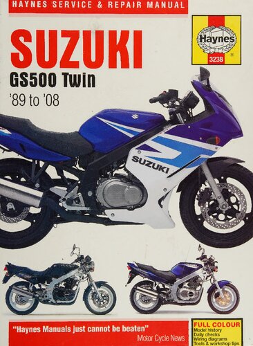 Haynes Suzuki GS500 Twin Service and Repair Manual 1989 to 2008