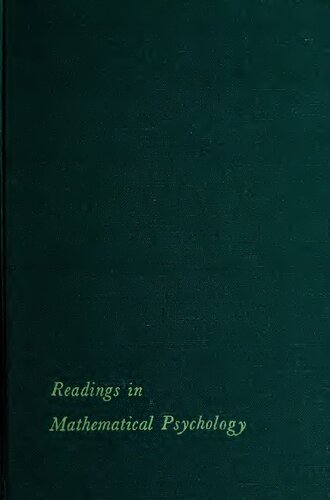 Readings in Mathematical Psychology