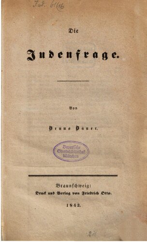 Die Judenfrage