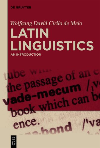 Latin Linguistics: An Introduction