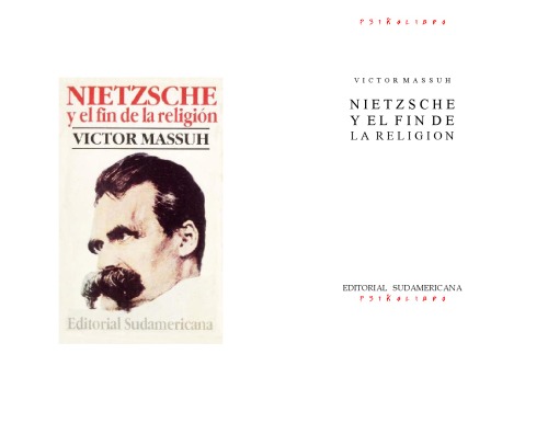 Nietzsche y el Fin de la Religion (Spanish Edition)