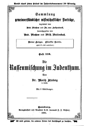 Die Rassenmischung im Judentum