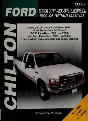 Chilton's Ford Super Duty Pick-Ups/Excursion 1999-06 Repair Manual