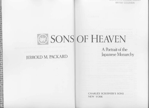 Sons of heaven : a portrait of the Japanese monarchy