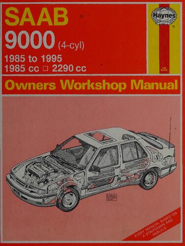 Haynes Saab 9000 1985 to 1995 Owners Workshop Manual