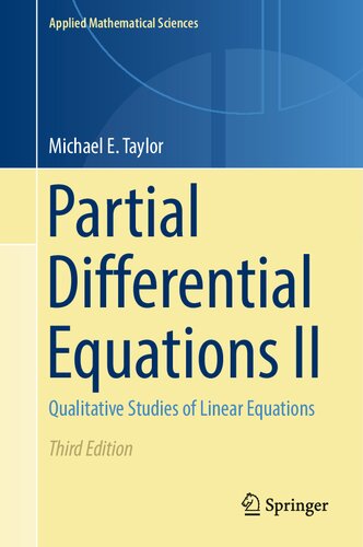 Partial Differential Equations II - Qualitative Studies of Linear Equations