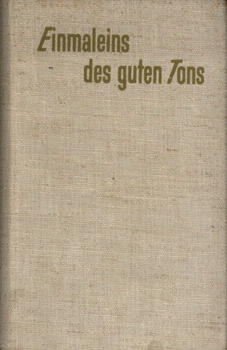 Einmaleins des guten Tons