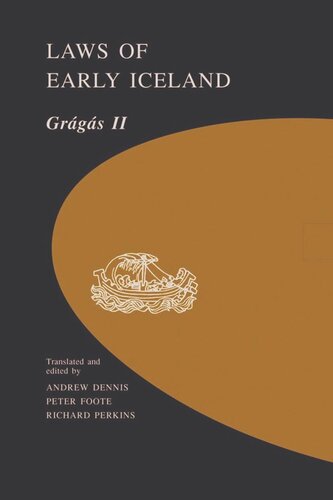 Laws of Early Iceland: Gragas II