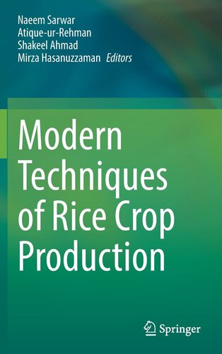 Modern Techniques of Rice Crop Production