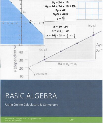 BASIC ALGEBRA Using Online Calculators & Converters