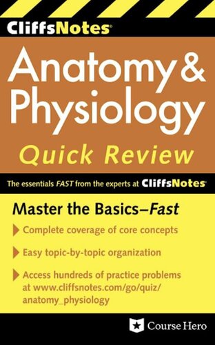 CliffsNotes Anatomy & Physiology Quick Review, 2ndEdition (Cliffsnotes Quick Review)