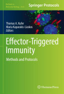 Effector-Triggered Immunity: Methods and Protocols
