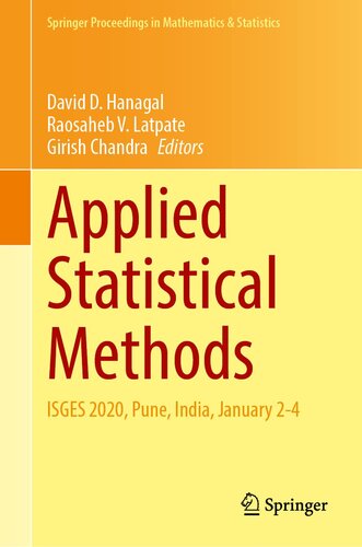 Applied Statistical Methods: ISGES 2020, Pune, India, January 2–4 (Springer Proceedings in Mathematics & Statistics, 380)
