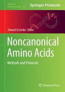 Noncanonical Amino Acids: Methods and Protocols