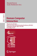 Human-Computer Interaction: Thematic Area, HCI 2023, Held as Part of the 25th HCI International Conference, HCII 2023, Copenhagen, Denmark, July 23–28, 2023, Proceedings, Part IV