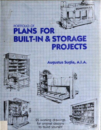 Portfolio of Plans for Built-In and Storage Projects: 25 Working Drawings for Original Designs to Build Yourself