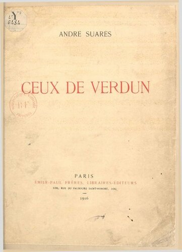Ceux de Verdun