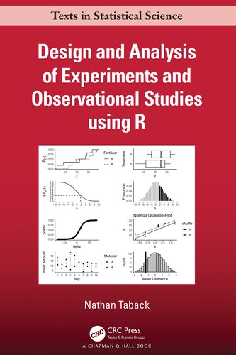 Design and Analysis of Experiments and Observational Studies using R (Chapman & Hall/CRC Texts in Statistical Science)