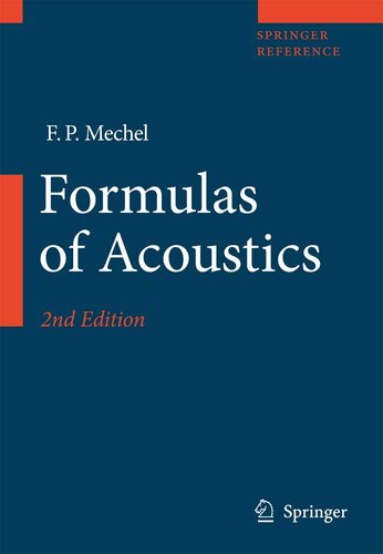 Formulas of Acoustics (Springer Reference)