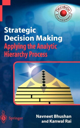 Strategic Decision Making: Applying the Analytic Hierarchy Process (Decision Engineering)