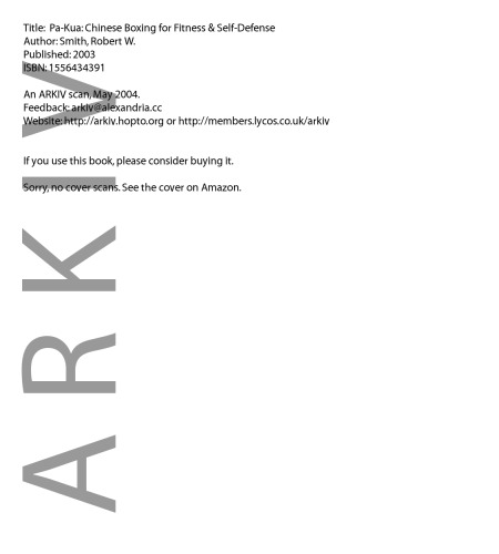 Pa-Kua. Chinese Boxing for Fitness and Self-Defense