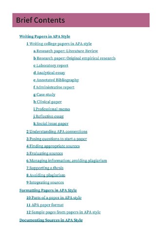 A Pocket Style Manual, APA Version, with 2020 APA Update