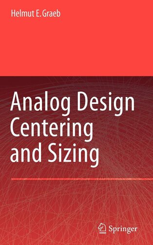 Analog Design Centering and Sizing