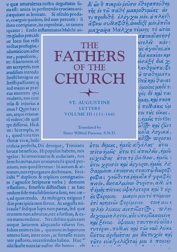 LettersVolume 3 (131-164) (Fathers of the Church Patristic Series)