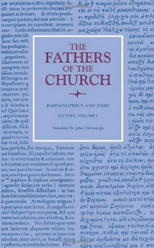 Letters, Volume 1 (Fathers of the Church Patristic Series)
