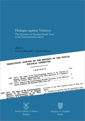 Dialogue Against Violence: The Question of Trentino-South Tyrol in the International Context
