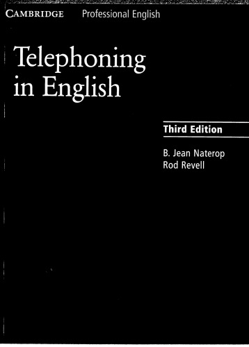 Telephoning in English, Third edition