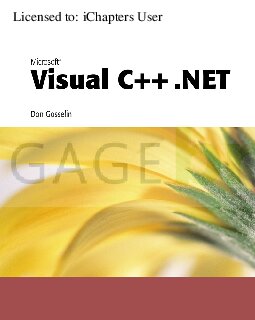 Microsoft Visual C++.Net