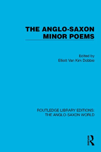 Routledge Library Editions: The Anglo-Saxon World