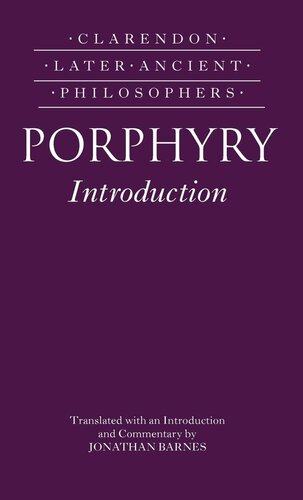 Porphyry Introduction (Clarendon Later Ancient Philosophers)