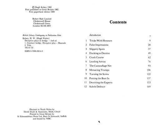 Deceptive Plays in Bridge