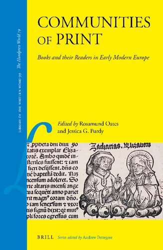 Communities of Print: Books and Their Readers in Early Modern Europe