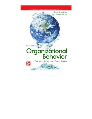 Organizational Behavior: Emerging Knowledge. Global Reality