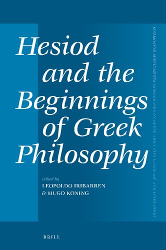 Hesiod and the beginnings of Greek philosophy