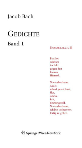 Gedichte: Band 1