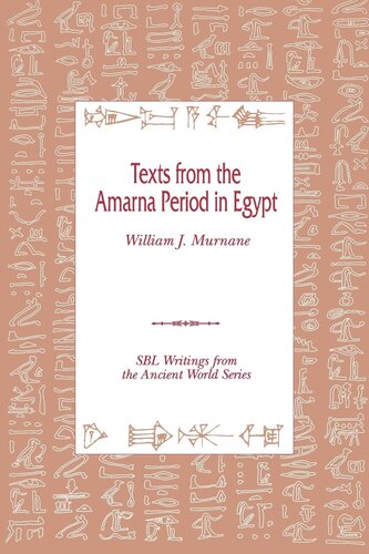 Texts from the Amarna period in Egypt