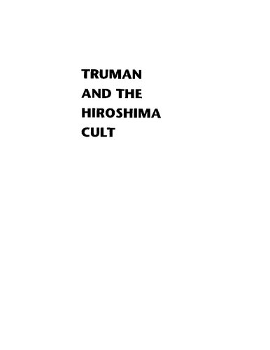 Truman and the Hiroshima cult