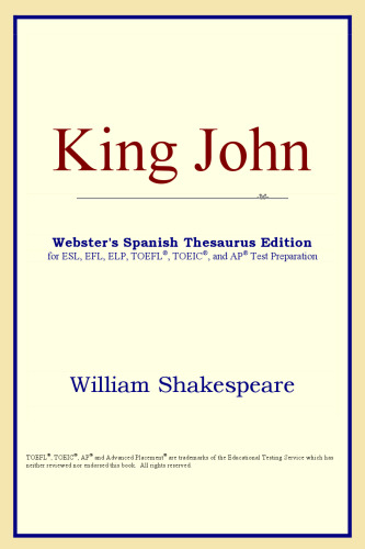 King John (Webster's Spanish Thesaurus Edition)